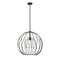 Z-Lite Elle 1 Light Pendant, Matte Black & Clear 1940P24-MB - alternate 6